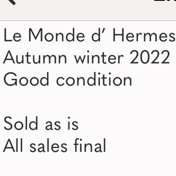 Hermes Catalog autumn winter 2022 - Picture 6 of 6